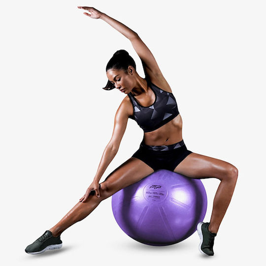 PTP Μπάλα Pilates 55cm σε Μωβ Χρώμα