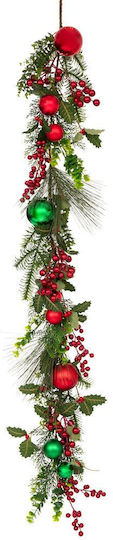 Grüne Weihnachtsgirlande 150 cm