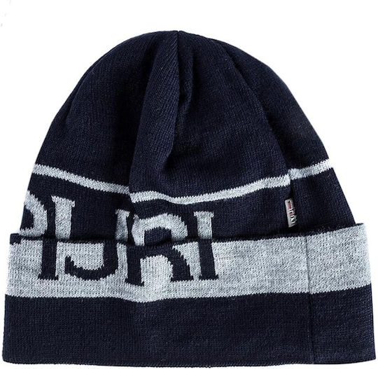 Beanie Unisex Σκούφος Πλεκτός σε Navy Μπλε χρώμα