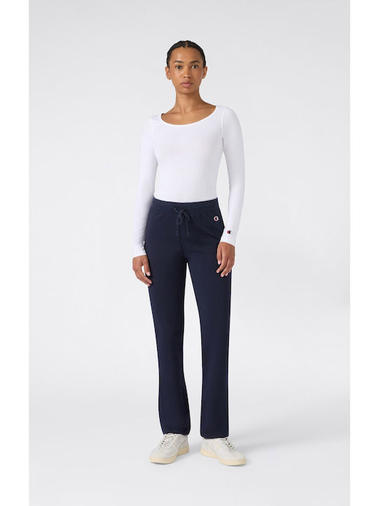 Pantaloni de trening fără elastic Albaștri