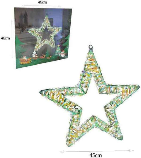 Star Stea de Crăciun cu Lumină LED din Plastic 45 cm