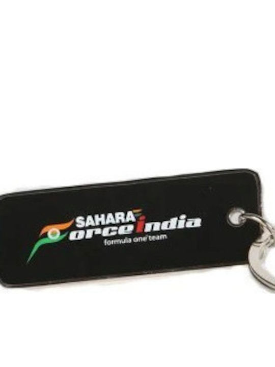 Force India FI Team Logo Metall-Schlüsselanhänger Schwarz