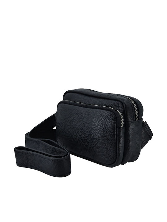 Leather Women's Shoulder Bag Black