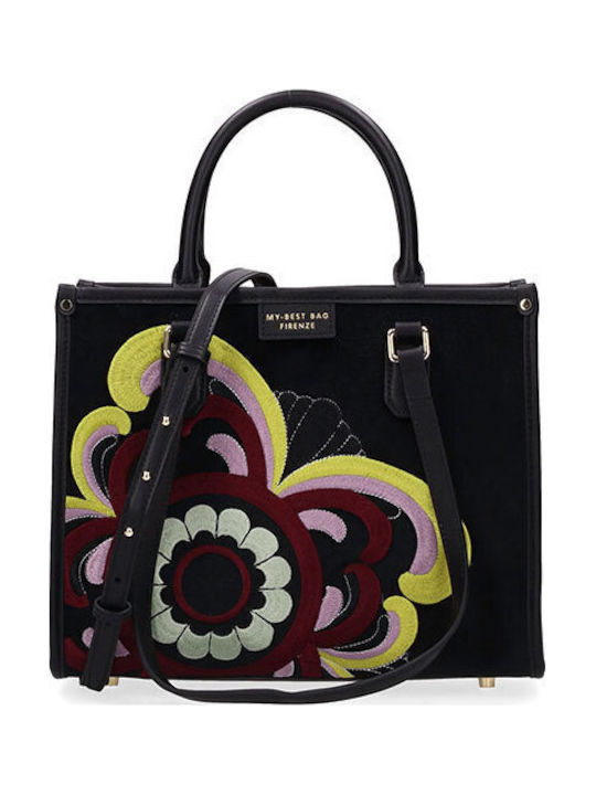 Leather Women's Black Tote Bag