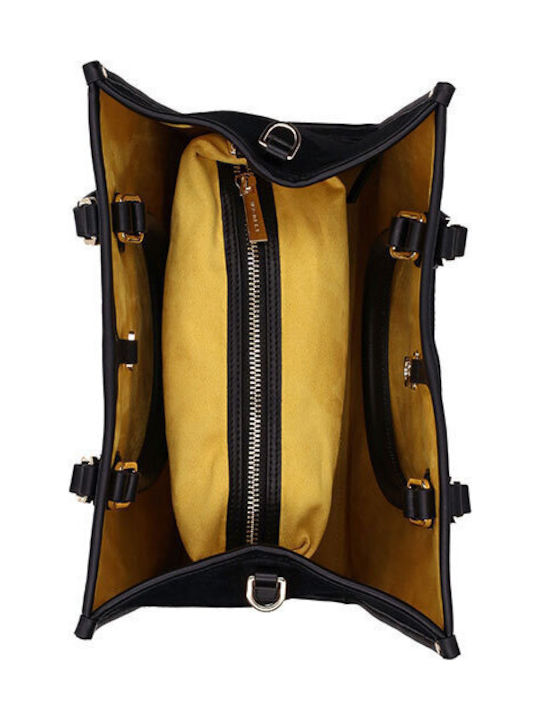 Leather Women's Black Tote Bag