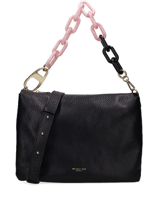 Women's Shoulder Bag Black / Pink