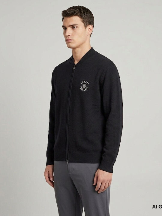 Men's Knitted Jacket Black