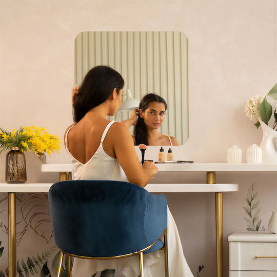 Tulup Wall Mirror with Frame 50x50cm