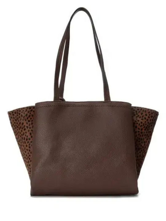 Damen-Schultertasche Braun