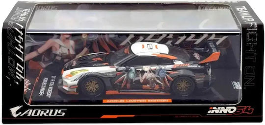 Μακέτα Αυτοκινήτου Nissan Gt-r R35 Widebody Aorus 1:64 Inno64