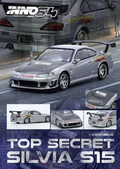 Μοντέλο Αυτοκινήτου Nissan Top Secret Silvia S15 Κλίμακας 1:64 Inno64