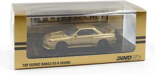 Nissan Top Secret Bnr32 Gt-r 650r Gold 1:64 Inno64 Car Model