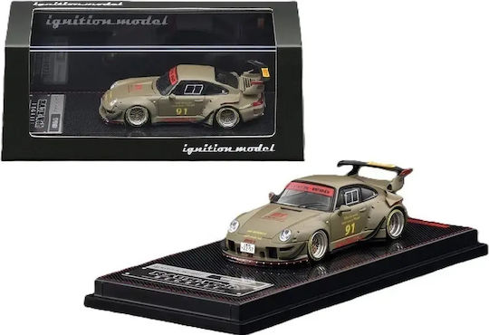Macheta Rwb 993 Matte Green Car Model 1:64 Ignition