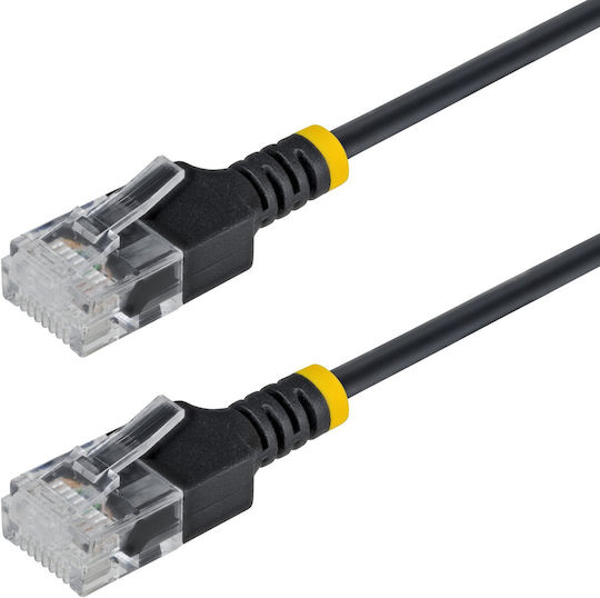StarTech U/UTP Cat.6a (Gigabit) Ethernet Network Cable 0.15m Black 10 Pieces