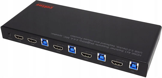 Roline 14.01.3428 KVM & Data Switch with HDMI / USB
