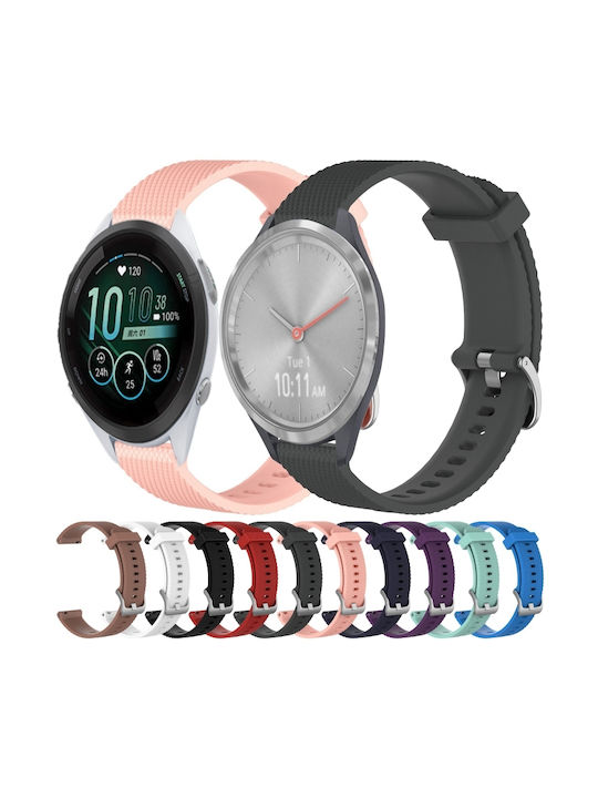 Garmin Vivoactive 4s 18mm Ρολόι Σιλικόνη Υφή Διαμαντιού Μπλε Garmin Vivoactive 4s 18mm Ρολόι Σιλικόνη Υφή Διαμαντιού Μπλε