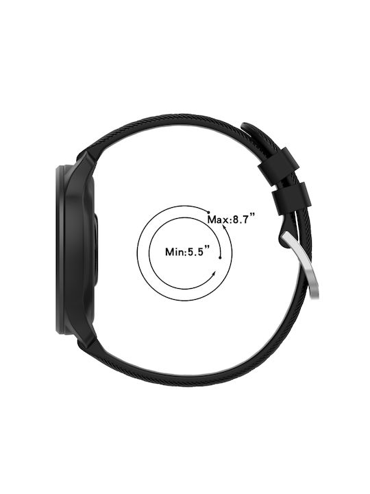 Garmin Vivoactive 4s 18mm Каишка За Часовник Силиконова С Диамантена Текстура Синя