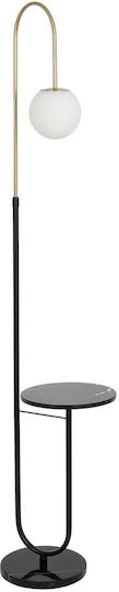 kelvo Floor Lamp H180xL38cm with E27 Bulb Holder Matte Black