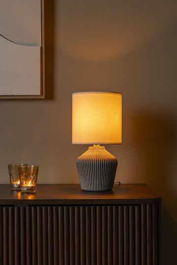Lucide 47551-81-41 Filiz Table Lamp Taupe White White