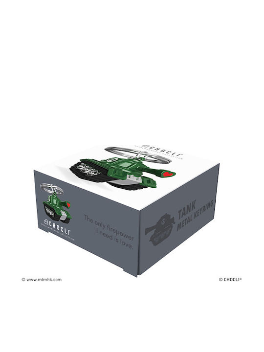 Chocli Метален Ключодържател Metal Keyring Tank Army Love Collection