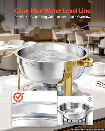 Vevor Bain-marie Pentru Servire 5.7 l