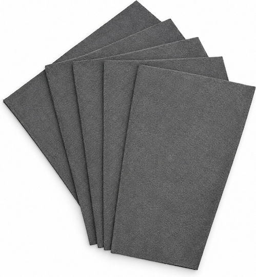 Set 15 Depox Magic Microfiber Cloths 38 × 29 Cm Gray