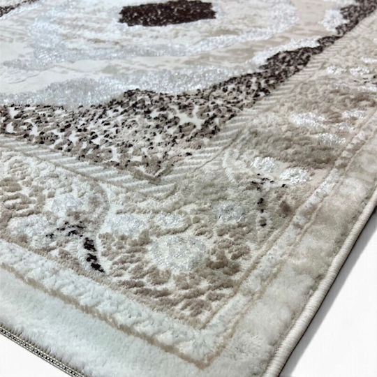 SpitiBazaar Килим Чокме 160x210 см Екрю