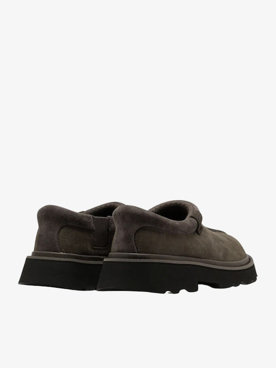 Tasman Lug Embossed Κλειστές Ανδρικές Παντόφλες Dense Smoke