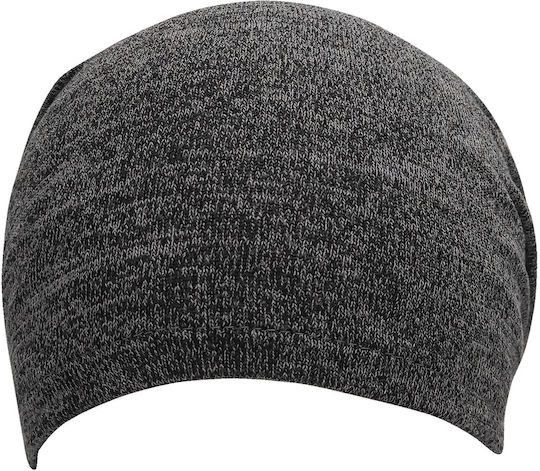 Damen-Turban aus Baumwoll-Lycra in Grau meliert