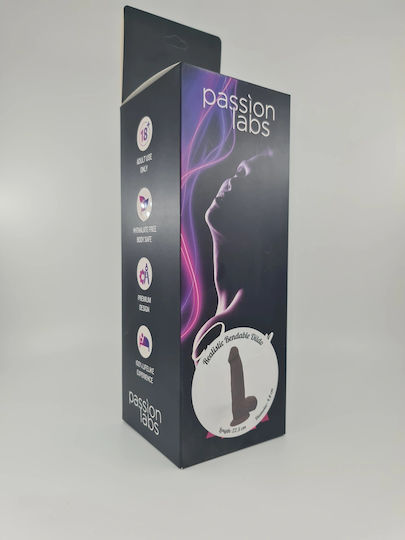Passion Labs Enzo Ρεαλιστικό Dildo με Βεντούζα Καφέ
