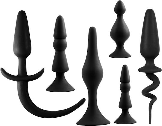 Nanma Pluguri Anale Set Negre