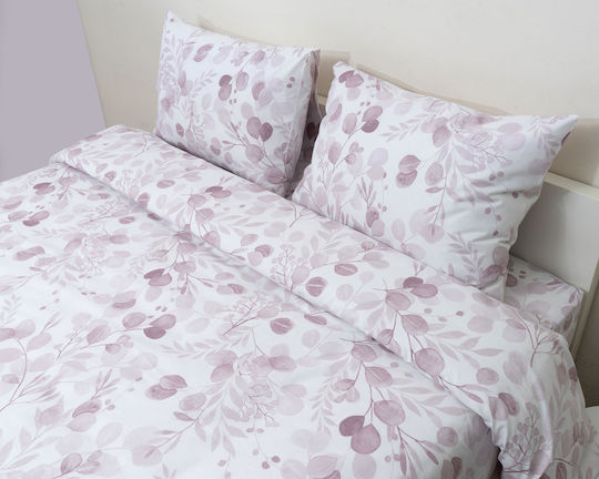 Viopros Double Quilt Set 220x240cm Pink