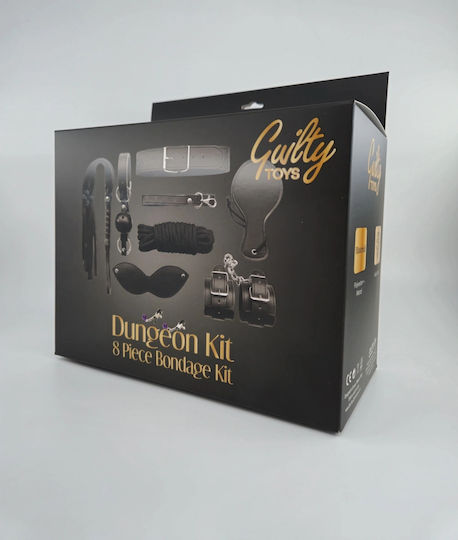 Guilty Toys BDSM Kit σε Μαύρο Χρώμα 8τμχ