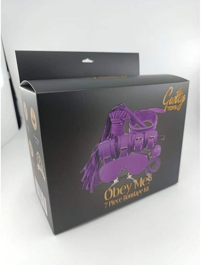 Guilty Toys BDSM Kit σε Μωβ Χρώμα 7τμχ