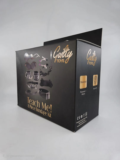 Guilty Toys BDSM Kit σε Μαύρο Χρώμα 8τμχ