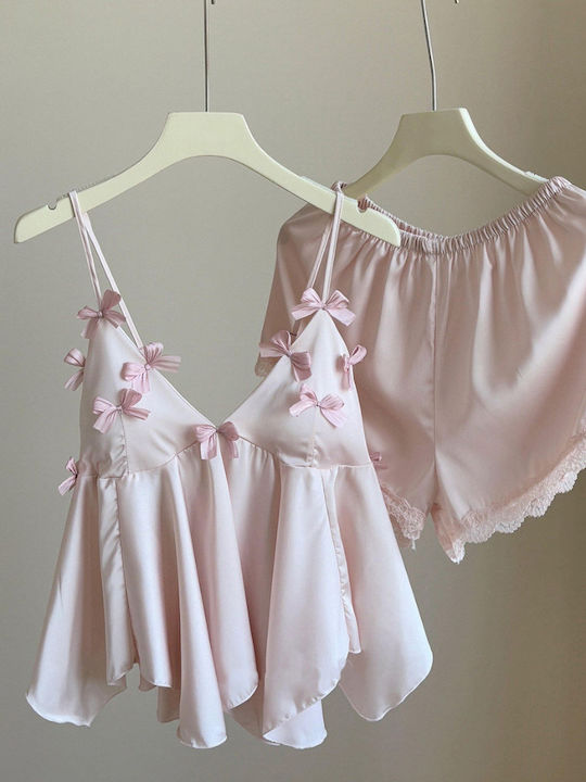 Chicret Set de Pijamale de Iarnă pentru Femei Rose
