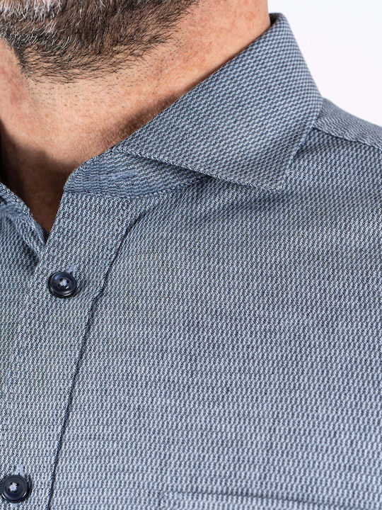 Long Sleeve Blue Shirt