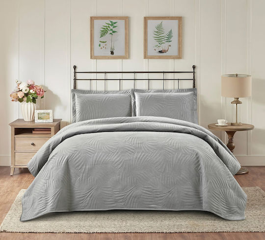 Liolios Home Σετ Καπιτονέ Grey 50x70cm 00000000255700 Liolios Home Σετ Καπιτονέ Grey 50x70cm 00000000255700