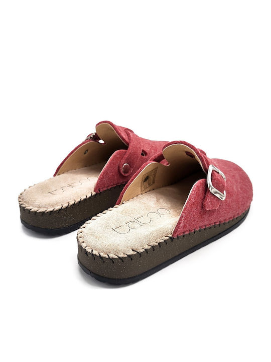 Anatomic Leather Pink Winter Women's Slippers