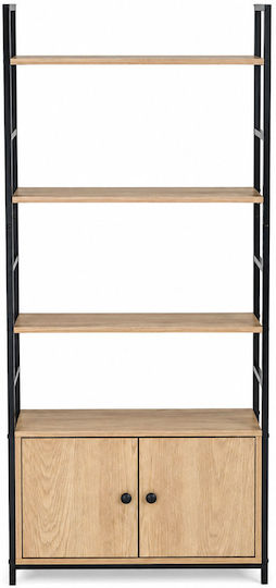 Bibliotecă Metalică Neagră 58.6x23.5x144 cm Bibliotecă Metalică Neagră 58.6x23.5x144 cm