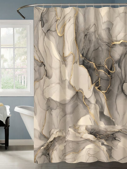 Kipper Shower Curtain 180x200cm Grey