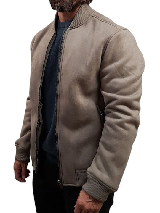Indicode Яке от еко кожа Beige