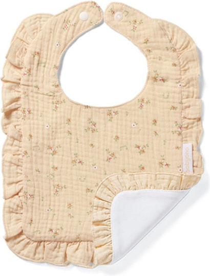 Babyono Водоустойчива Текстилна Лигавница с Копче Бежова