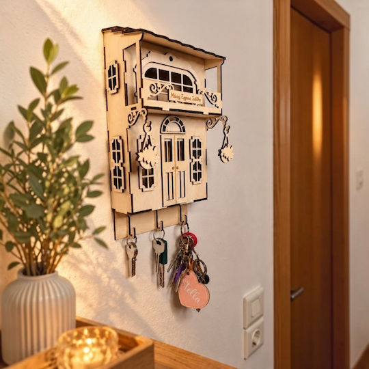 Strawberry 3D Wooden Wall Key Holder 15x8.5x30cm