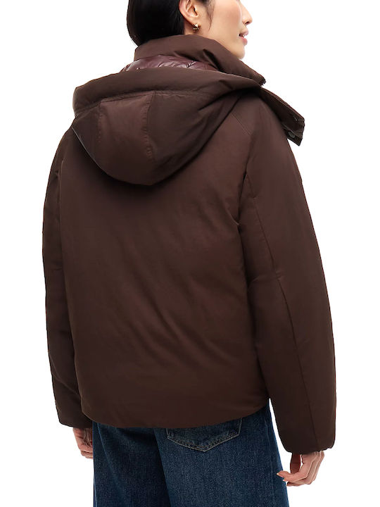 Tommy Hilfiger Clean Gloss Down Μπουφάν Parka Καφε