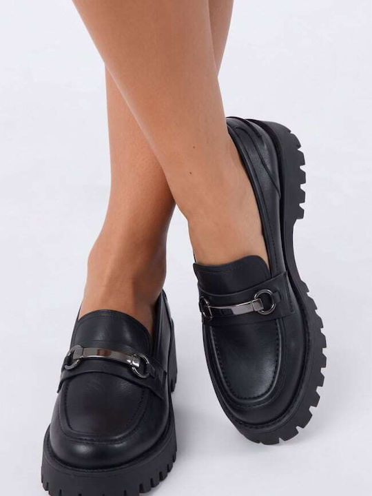 Γυναικεία Loafers σε Μαύρο Χρώμα