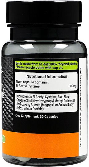 Precision Engineered N-acetylcysteine 600mg 30 Κάψουλες