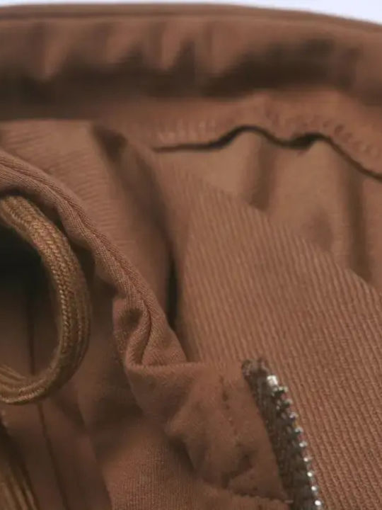 Kids Tracksuit Set With Jacket Brown