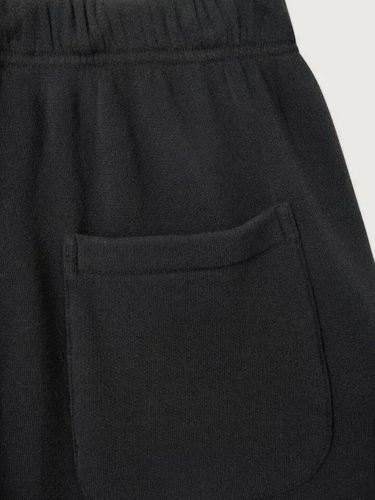 Women's Black Set with Elastic Waist Trousers in a Loose Fit