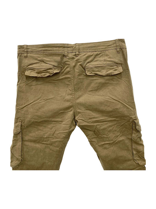 Cargo-Hose für Herren, Elastisch, Braun